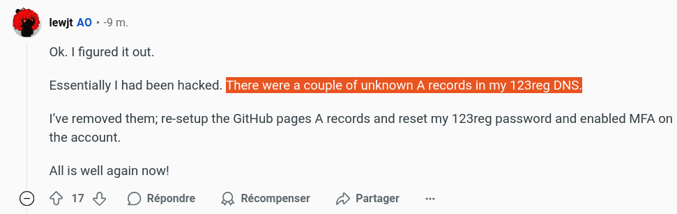 DNS Reddit